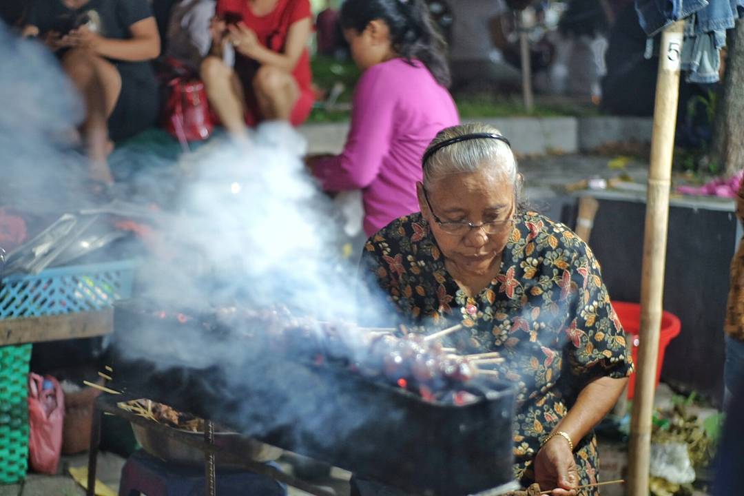 Sate di pasar Kangen Yogyakarta