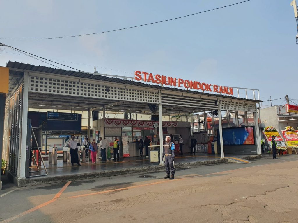 Tingkatkan Pelayanan KRL, Stasiun Pondok Ranji Ditata