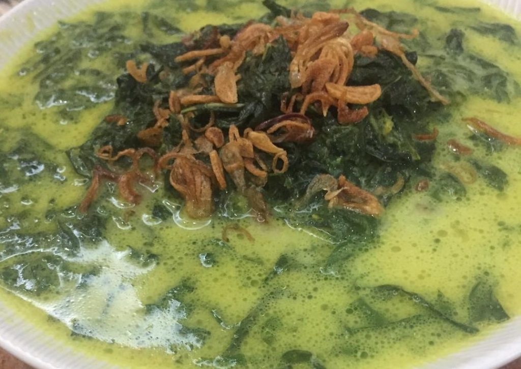 Resep Sayur Daun Singkong, image by IG : @nindriany17