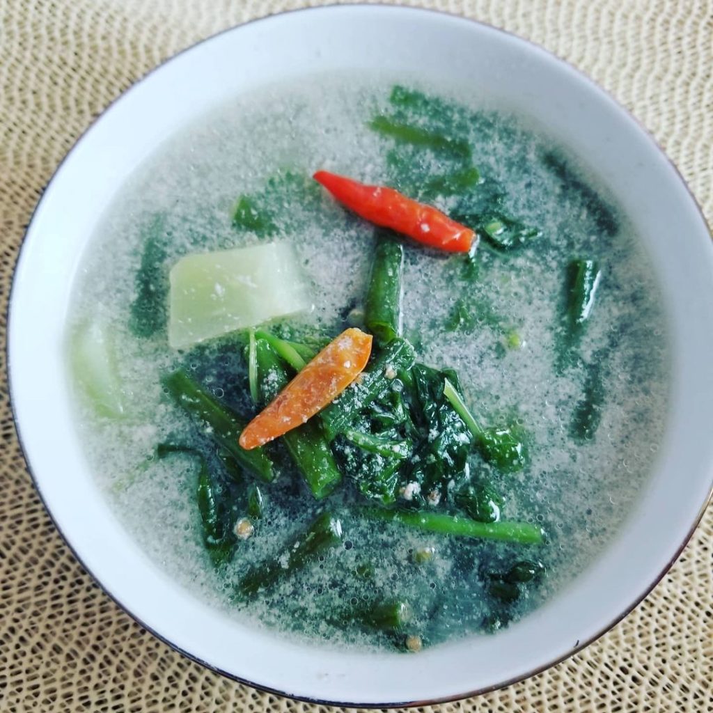 Resep Sayur Bobor Bayam Sederhana, image by IG: @annie.kitchen_