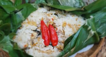 Resep Nasi Bakar Ayam Suwir Tanpa Santan!