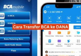 Cara transfer BCA ke DANA