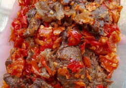 Resep Dendeng Balado