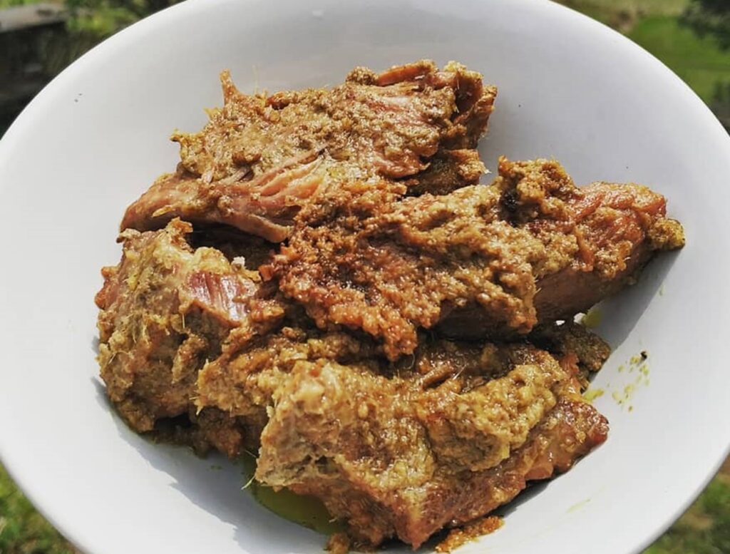 Resep Empal Bumbu Kuning, image by IG: aureliasabrina91