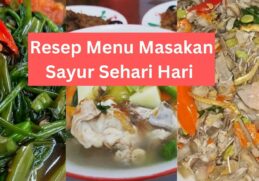 Resep Menu Masakan Sayur Sehari Hari