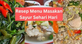 Praktis Banget! Ini 10 Resep Menu Masakan Sayur Sehari Hari Agar Tidak Bosan!