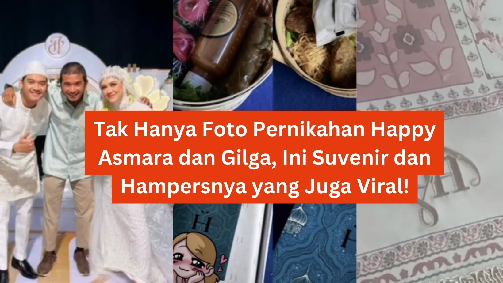 Tak Hanya Foto Pernikahan Happy Asmara dan Gilga, Ini Suvenirnya yang Juga Viral!