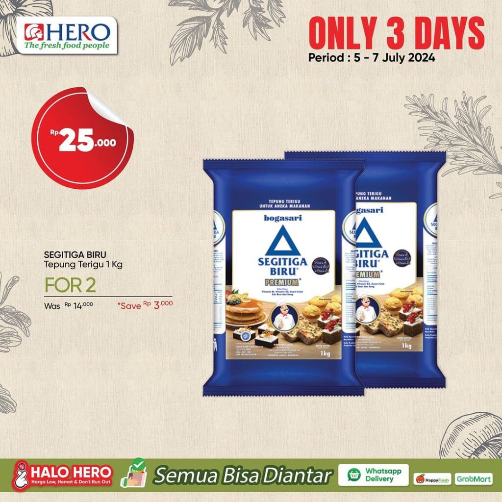 Katalog Promo Hero Hari Ini 5-7 Juli 2024 Diskon Spesial Hanya 3 Hari Saja!