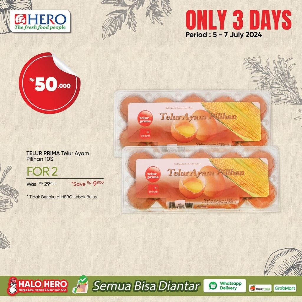 Katalog Promo Hero Hari Ini 5-7 Juli 2024 Diskon Spesial Hanya 3 Hari Saja!