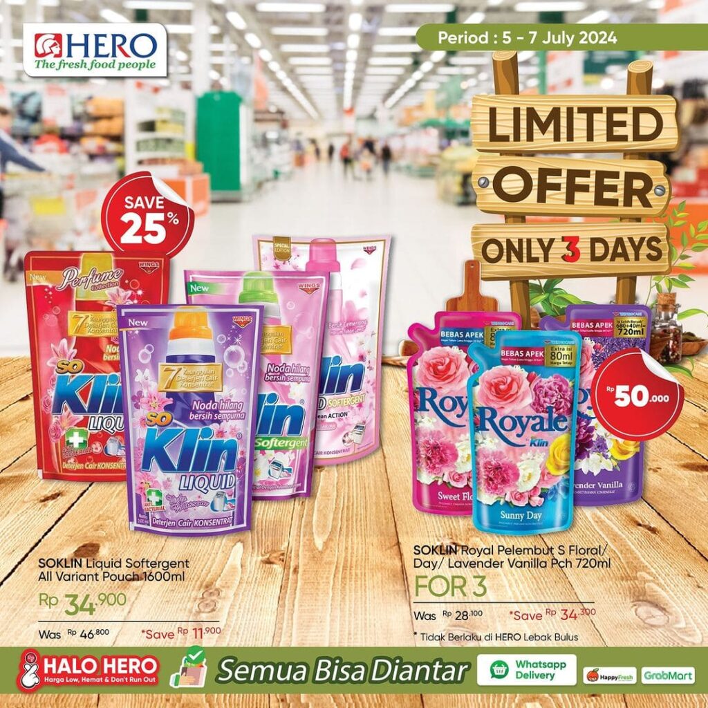 Katalog Promo Hero Hari Ini 5-7 Juli 2024 Diskon Spesial Hanya 3 Hari Saja!