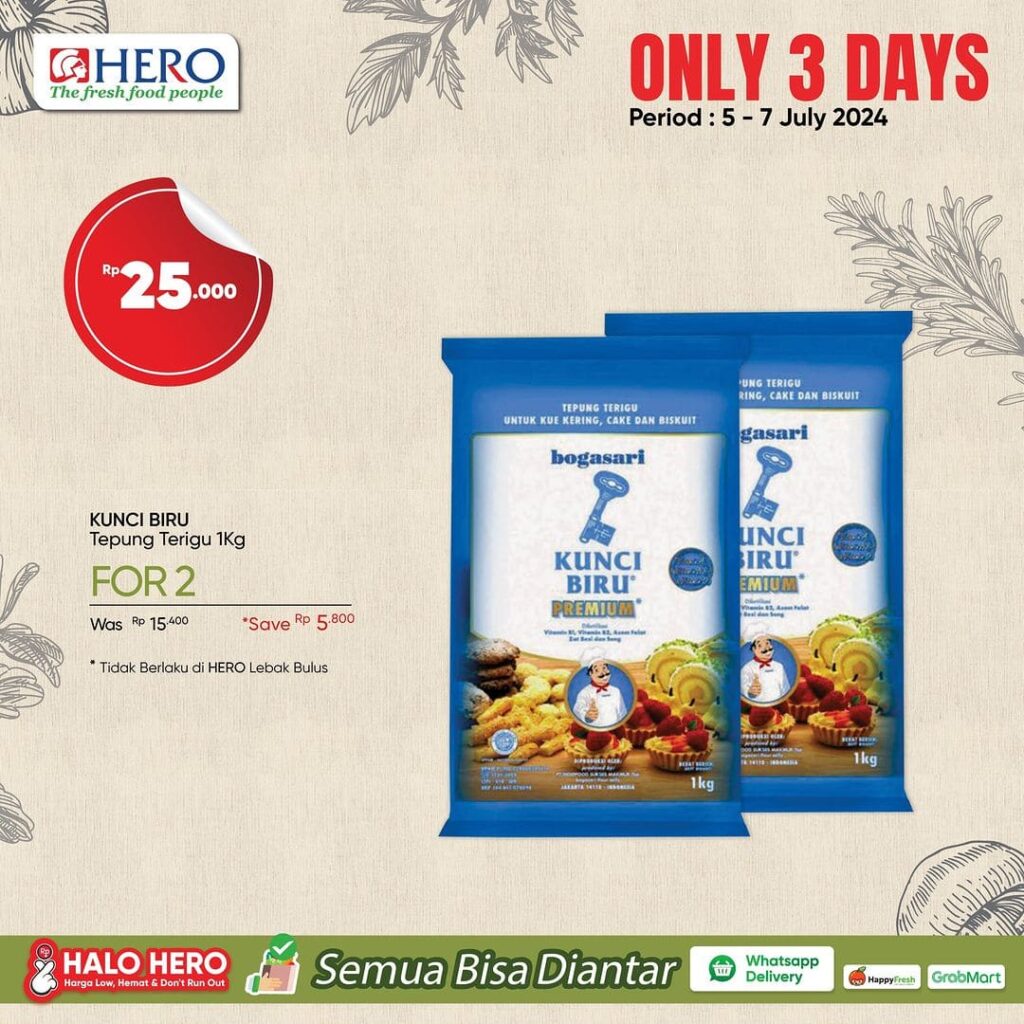 Katalog Promo Hero Hari Ini 5-7 Juli 2024 Diskon Spesial Hanya 3 Hari Saja!