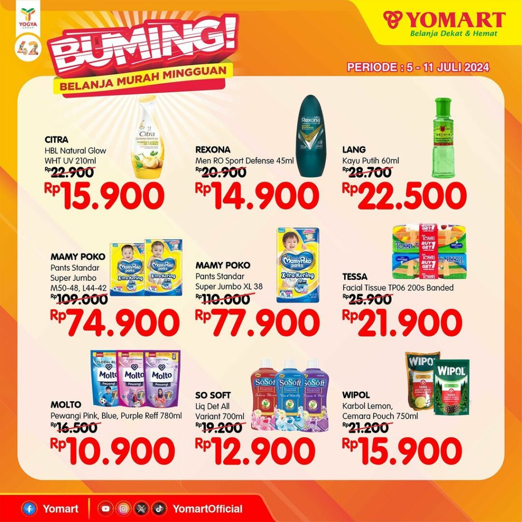 Katalog Promo Yomart Hari Ini Terbaru 5-11 Juli 2024