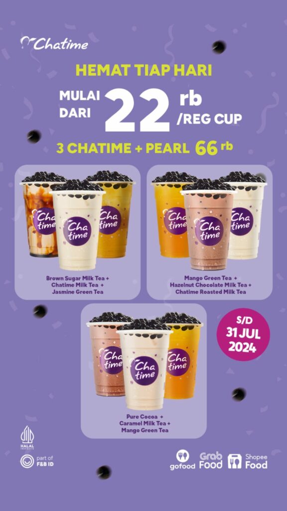 Promo Chatime Hari Ini Terbaru Hingga 31 Juli 2024 (2)