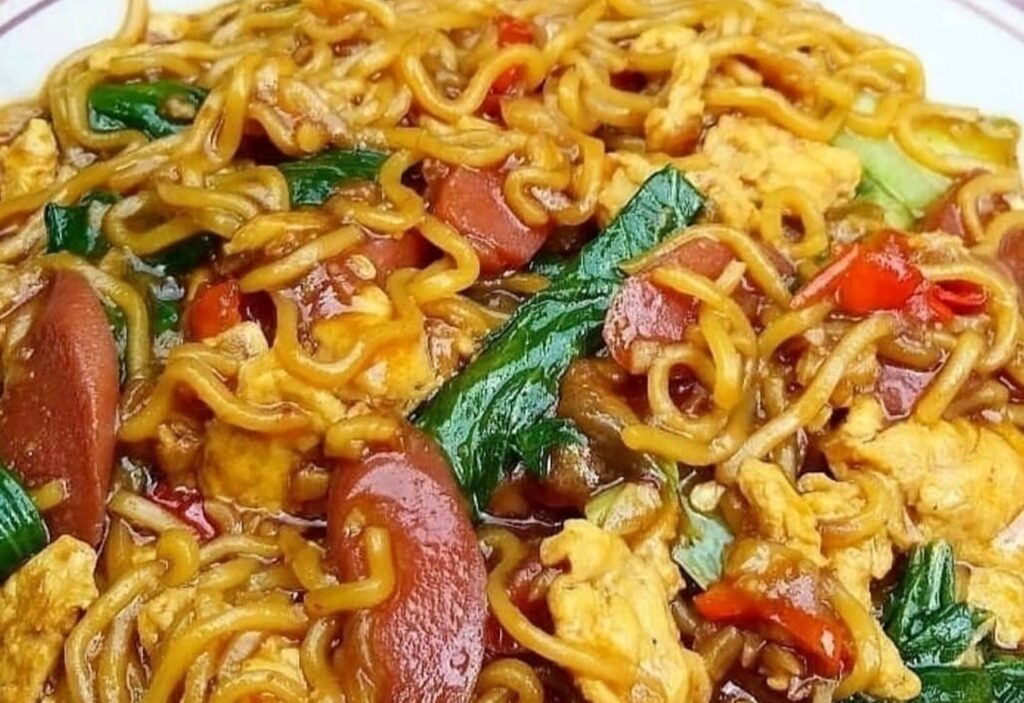 Resep Mie Nyemek Mie Telor