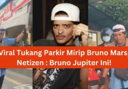 Viral Tukang Parkir Mirip Bruno Mars, Netizen Bruno Jupiter Ini!