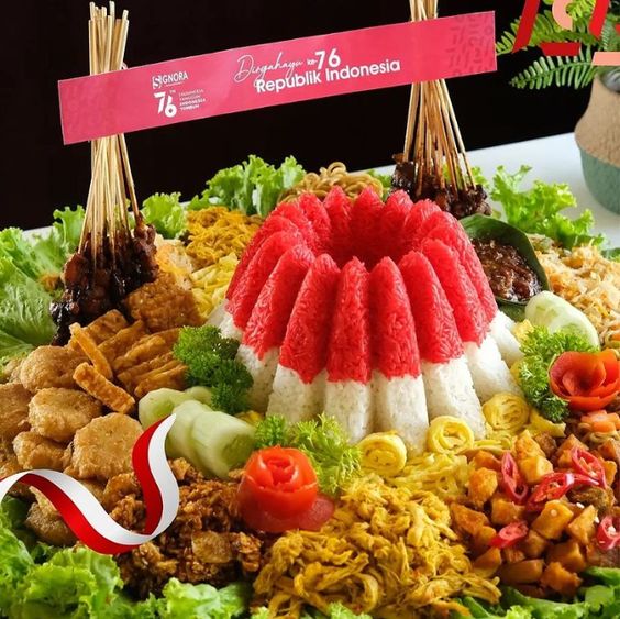 Hiasan Tumpeng Agustusan 7