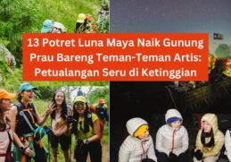 Potret Luna Maya Naik Gunung Prau Bareng Teman-Teman Artis (2)