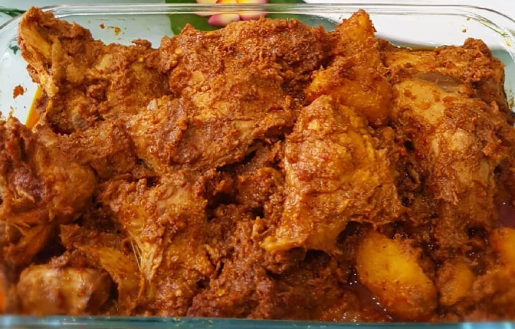 Resep Rendang Ayam Santan Kara