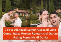 Foto Alghazali Lamar Alyssa di Lake Como, Italy Momen Romantis di Danau Paling Romantis di Dunia