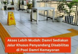 Akses Lebih Mudah Damri Sediakan Jalur Khusus Penyandang Disabilitas di Pool Damri Kemayoran