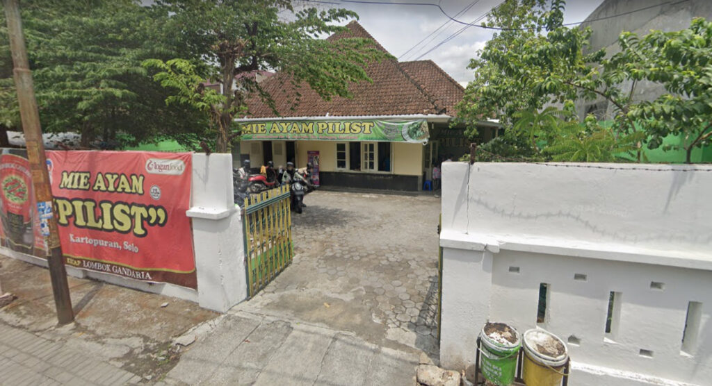 Di Mana Lokasi Mie Ayam Pilist Solo