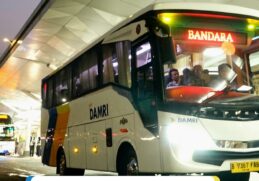 Ini Bus Medium Damri Rute Bandara Soekarno Hatta, Kekinian, Nyaman dan Canggih