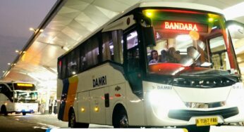 Ini Bus Medium Damri Rute Bandara Soekarno Hatta, Kekinian, Nyaman dan Canggih