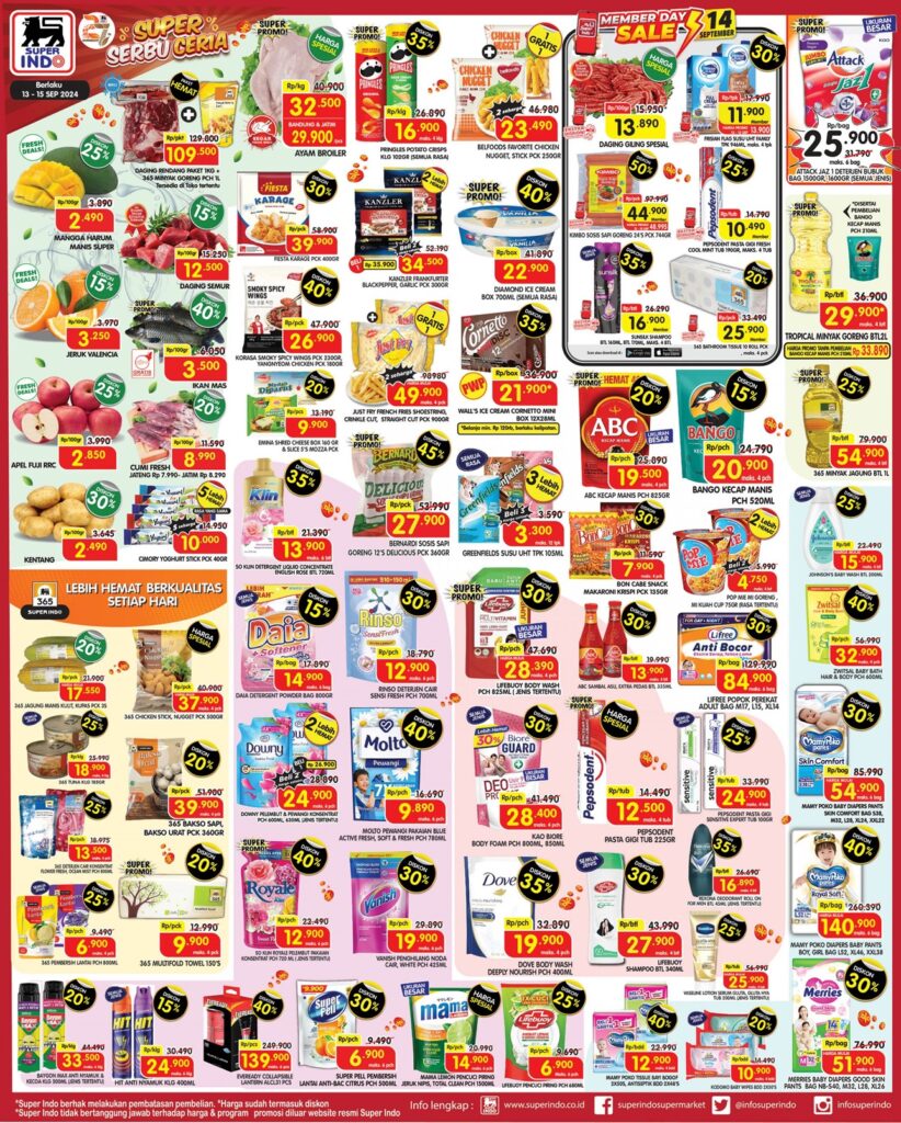 Katalog Promo Superindo Minggu Ini, Berlaku 13-15 September 2024