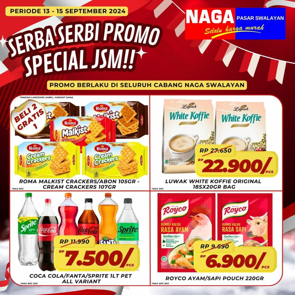 Promo Naga Swalayan JSM Minggu Ini