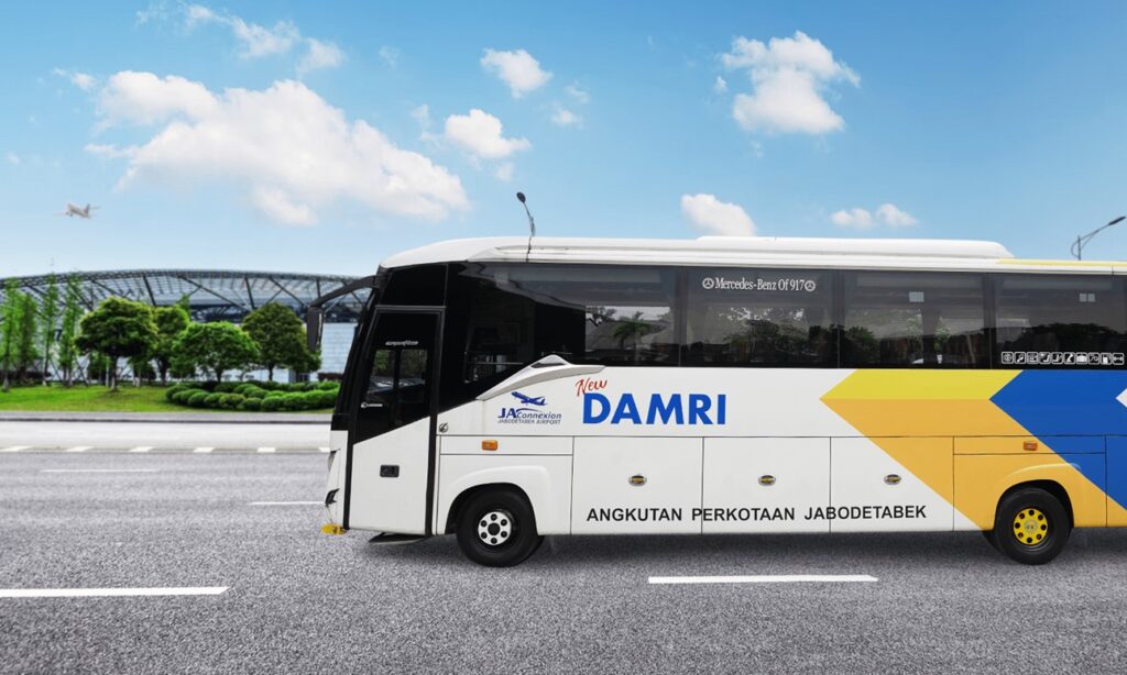 Tarif dan jadwal Damri Menuju Bandara Soekarno Hatta