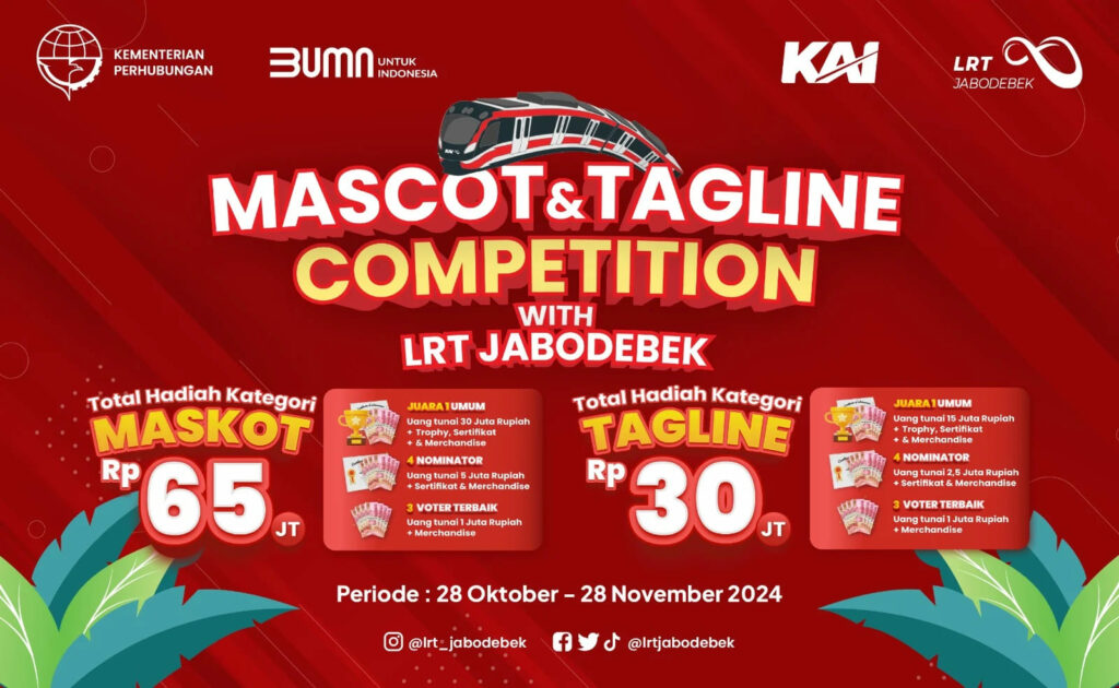 LRT Jabodebek Ajak Masyarakat Berkreasi, Lewat Kompetisi Maskot dan Tagline (1)