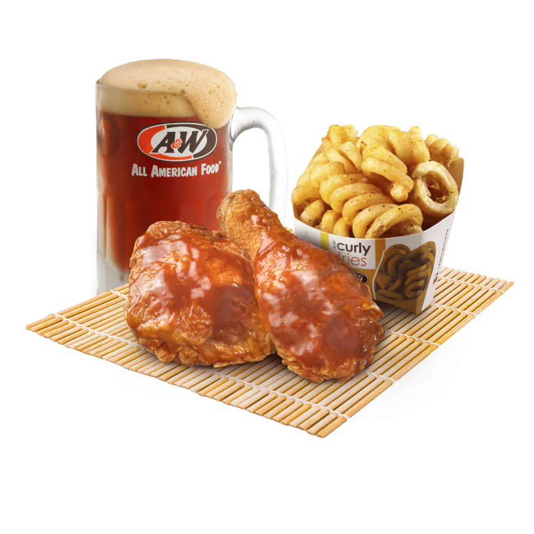 2pcs Japanese Curry Chicken & Fries & RB